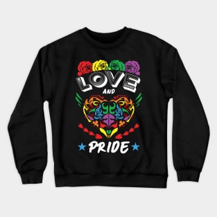 Love and Pride Heart and Roses 2022 Crewneck Sweatshirt